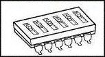 OMRON ELECTRONIC COMPONENTS A6T-6101
