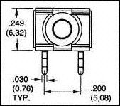 GRAYHILL 38BT-4-H-2-N Pushbutton Switch, 38BT Series, SPST, (On)