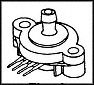 NXP MPX2010GSX Pressure Sensor, Gauge, 0 kPa, 10 kPa, 10 V, 16 V, SIP