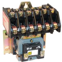 SQUARE D BY SCHNEIDER ELECTRIC 8903LO60V02 Contactor, 30 A, Panel Mount, 600 VAC, 6PST, 6 Pole