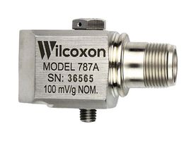 AMPHENOL WILCOXON 787A-10 Accelerometer, 0.01 V/g, 1/4-28 Captive Hex Head Screw Mount, 18 to 30VDC, -50 to 120 °C