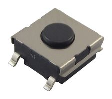 OMRON ELECTRONIC COMPONENTS B3FS-1015 Tactile Switch, B3FS Series, Top Actuated, Surface Mount, Round Button, 260 gf, 50mA at 24VDC