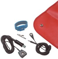 POMONA 6088 Field Service Kit, Red, Large, ESD