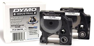 DYMO 18489 Label Printer Tape, Adhesive, White, 3.5 m x 19 mm