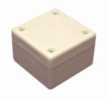 HAMMOND 1594AGY Plastic Enclosure, Instrument, ABS, 55.9 mm, 56 mm, 40 mm, IP54