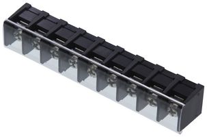 MULTICOMP PRO MC002091 PCB Mount Barrier Terminal Block, 11 mm, 1 Row, 9 Positions, 22 AWG, 12 AWG, 25 A
