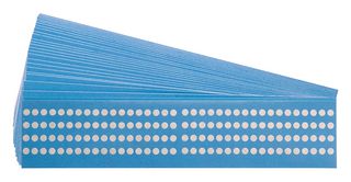 BRADY CMC-1875-PK Label, Dot, Die-Cut, 4.76 mm, Paper, Beige