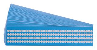 BRADY CMC-2500-PK Label, Dot, Die-Cut, 6.35 mm, Paper, Beige