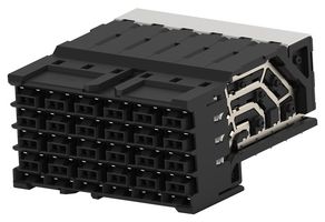 TE CONNECTIVITY 2356429-1 Connector, STRADA Whisper Series, 48 Contacts, 3.9 mm, Receptacle, Press Fit, 4 Rows