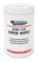 MG CHEMICALS 8281-110 Super Wipes, Nonwoven Polyester, 80 GSM Density, 15 cm x 20 cm
