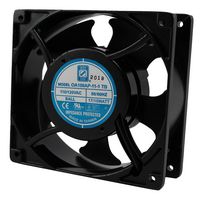 ORION FANS OA109AP-11-1TS AC Axial Fan, 115V, Square, 120 mm, 38 mm, Sleeve Bearing, 106 CFM