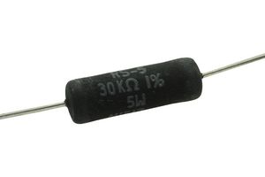 VISHAY RS00530K00FE12 Through Hole Resistor, 30 kohm, RS Series, 5 W, ± 1%, Axial Leaded