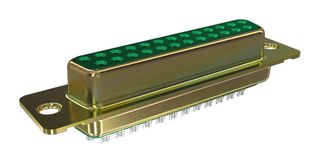 AMPHENOL COMMUNICATIONS SOLUTIONS DDM50S D Sub Connector, Standard, Receptacle, DM HE501 Series, 50 Contacts, DD, Solder Cup