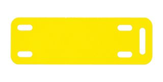 PANDUIT M200X050Y6T Wire Marker, Tie On Printable Plate, Yellow