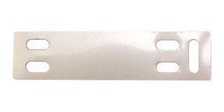 PANDUIT M200X050Y7T Wire Marker, Tie On Printable Plate, Blank (No Legend), White