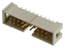 SAMTEC HTST-110-01-L-D Pin Header, Wire-to-Board, 2.54 mm, 2 Rows, 20 Contacts, Through Hole, HTST Series