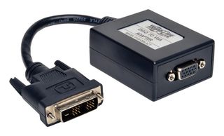 EATON TRIPP LITE P120-06N-ACT Computer Cable, DVI-D Single Link Plug, HD-15 Receptacle / Micro USB B Receptacle, 6 ", 150 mm