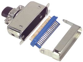 NORCOMP 171-009-203L021 I/O Connector, 50 Contacts, Plug, Centronics, Solder, Cable Mount