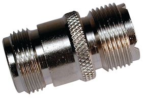 BOMAR INTERCONNECT 1327505 RF / Coaxial Adapter, N, Jack, UHF, Jack, Straight Adapter, 50 ohm