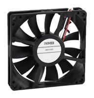 NMB TECHNOLOGIES 08015SS-24N-AA-00 DC Axial Fan, 24 V, Square, 80 mm, 15 mm, Sleeve Bearing, 33.9 CFM