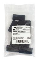 HAMMOND 1552CPLBK-10 Enclosure Accessory, End Panel, ABS (Acrylonitrile Butadiene Styrene), Black