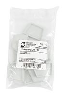 HAMMOND 1552DPLGY-10 Enclosure Accessory, End Panel, ABS (Acrylonitrile Butadiene Styrene), Gray