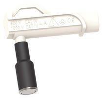 CAL TEST ELECTRONICS CT3885-9 Banana Test Connector, Jack, 4 A, 1 kV, Nickel Plated Contacts, White