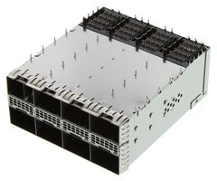 TE CONNECTIVITY 2357514-1 I/O Connector, 160 Contacts, Receptacle, zSFP+, Press Fit, PCB Mount
