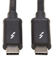 EATON TRIPP LITE MTB3-01M5-5A-B USB Cable, Thunderbolt 3, Type C Plug to Type C Plug, 1.5 m, 5 ft, USB 3.1, Black