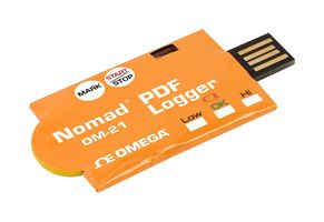 OMEGA OM-21-10PK Data Logger, Temperature, 8192 Samples, USB 2.0, LED Indicator