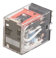 OMRON INDUSTRIAL AUTOMATION MY2ZN-D2DC24 Power Relay, Miniature, DPDT, 24 VDC, 5 A, MY Series, Socket, Non Latching