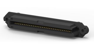 TE CONNECTIVITY - AMP 5552246-1 D Sub Connector, Receptacle, CHAMP Series, 64 Contacts, Solder