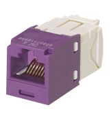PANDUIT CJ688TGVL Modular Connector, RJ45 Wired Jack, 1 x 1 (Port), 8P8C, Cat6, Cable Mount