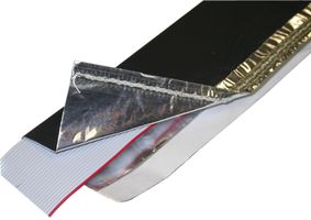 MULTICOMP PRO SPC5094 Sleeving, EMI Shielding, Wrappable, PUR (Polyurethane), Black, 2 ", 3.5 m, 10 ft