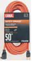 CAROL CABLE/GENERAL CABLE 06853-63-04 Mains Power Cord, NEMA 5-15P to NEMA 5-15R, 15 m, 15 A, 125 VAC, Orange