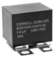 CORNELL DUBILIER SCD155K122A3Z25-F IGBT Snubber Capacitor, 1.5 µF, 1.2 kV, ± 10%, SCD Series, Can