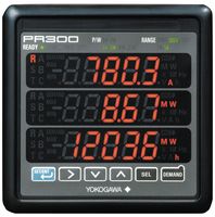 YOKOGAWA PR300-4-2-0-0-0-6-A-0/S01 Energy Meter, Model PR300, Single, Three Phase, 100 to 240 Vac, 130 to 300 Vdc, No Output