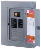 SQUARE D BY SCHNEIDER ELECTRIC QO120M100 Load Center / Distribution Board, Steel, 240 VAC, 100 A, 20 Circuits, 455.168 mm