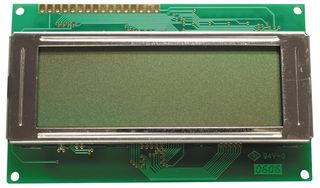 LUMEX LCM-S02004DSF Alphanumeric LCD, InfoVue, 20 x 4, Black on Yellow / Green, 5V, Parallel, English, Japanese
