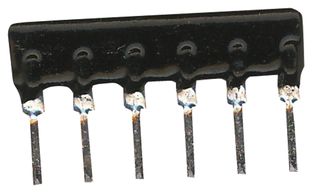 VISHAY CSC06A0110K0GEK Fixed Network Resistor, 10 kohm, Bussed, 5 Resistors, SIP, PC Pin, ± 2%