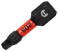 CRESCENT CAVB1SQ2-25 Insert Bit, Square, SQ2, 1" Length, 25/Pack
