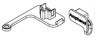 AMPHENOL COMMUNICATIONS SOLUTIONS MRJ258610BP Dust Cap / Cover, Dust Cover, MRJ Receptacle, Rubber Body