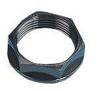 ABB - THOMAS & BETTS 94-B Locknut, 28 mm, Non Metallic, Black, M25, Glass-Filled Nylon, 9 mm