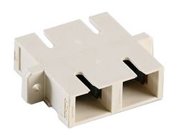 AMP - TE CONNECTIVITY 5504640-1 Fiber Optic Adapter, Multimode, SC Duplex, SC Duplex, Straight Adapter
