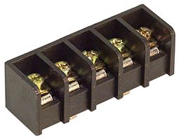 BUCHANAN - TE CONNECTIVITY 6PCV-07-007 Standard Terminal Block, Barrier, Tri-Barrier Series, 7 Contacts, 9.53 mm, Terminal Block, Barrier