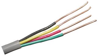 BELDEN 5582UE U4F1000 Multiconductor Cable, Unshielded, 4 Conductor, 22 AWG, 1000 ft, 304.8 m