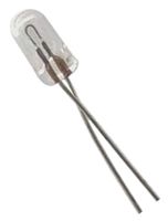 VCC / VISUAL COMMUNICATIONS COMPANY 2 Incandescent Lamp, 5 V, Wire Leaded, T-3/4 (1.8mm), 0.03, 10000 h