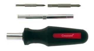 CRESCENT SDMB7V Screwdrivers, Interchangeable, 7 Pieces
