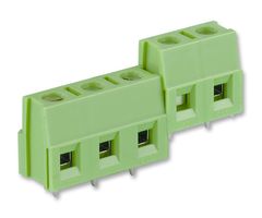 CAMDENBOSS CTB0110/2 Wire-To-Board Terminal Block, 7.5 mm, 2 Positions, 30 AWG, 12 AWG, 4 mm², Screw