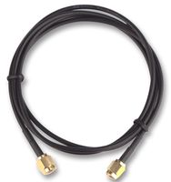 MULTICOMP PRO MP-YH47-08-00250 RF / Coaxial Cable Assembly, 9.84 ", 250 mm, RG174, SMA Straight Plug, SMA Straight Plug, 50 ohm